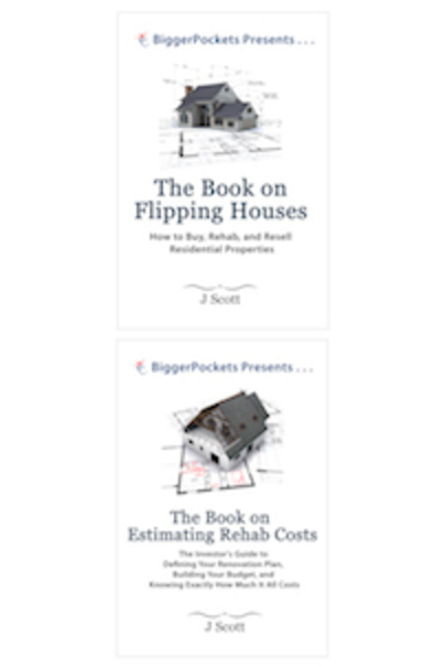 Large book flipping house and rehab cost