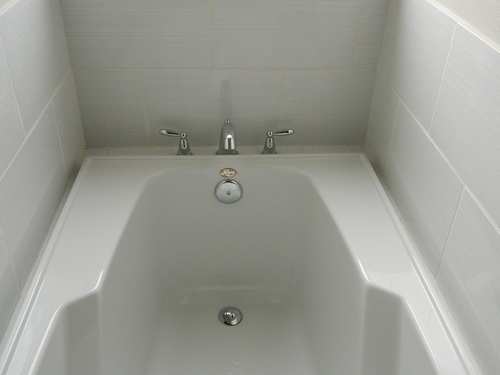 Tub In New Home Is Backward With Inaccessible Faucet And Drain