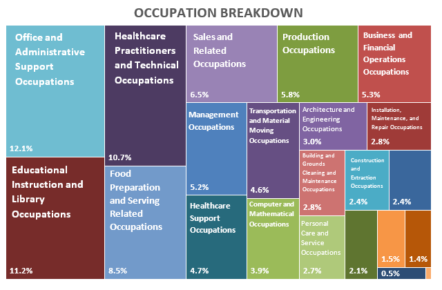 Normal 1587595341 Ann Arbor Occupation Breakdown