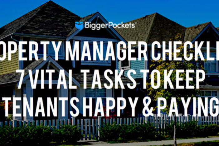 Property Manager Checklist: 7 Vital Tasks to Keep Tenants Happy & Paying property-manager