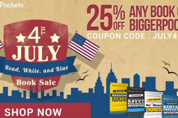 Limited Time Only: The BiggerPockets Financial Freedom 4th of July Book Sale!